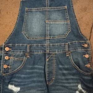No Boundaries Blue Denim Women Jeans Overalls